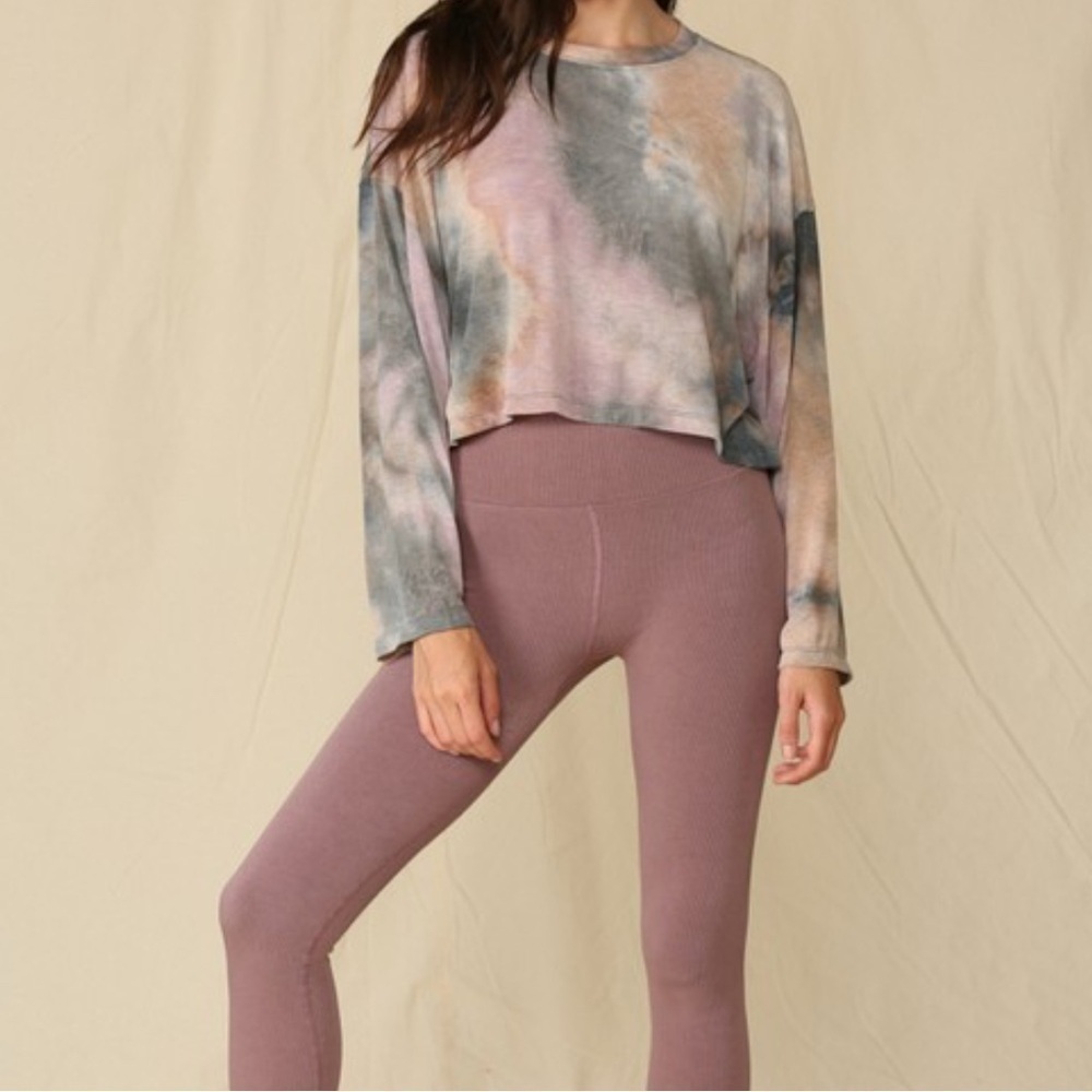 By Together Tie Dye French Terry Pullover Relaxed Fit NWT S-L
